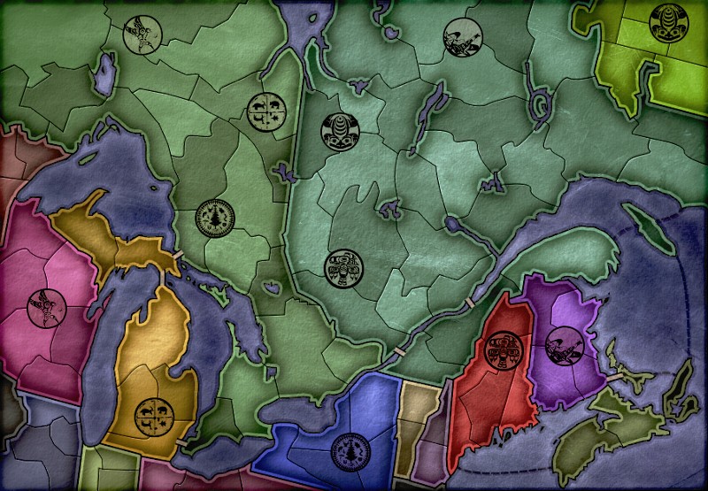 the map